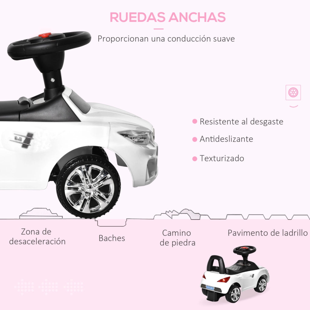 Coche Correpasillos per Bambini 18-36 Mesi ¨C Minimal ¨C Bianco