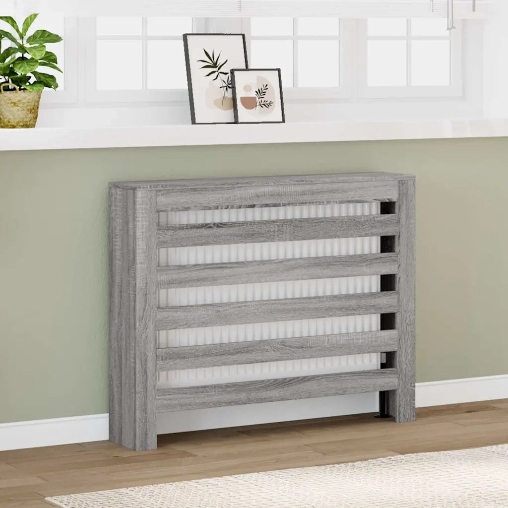 Copertura Termosifone Grigio Sonoma 104x20x82 Legno Multistrato CFW8814905