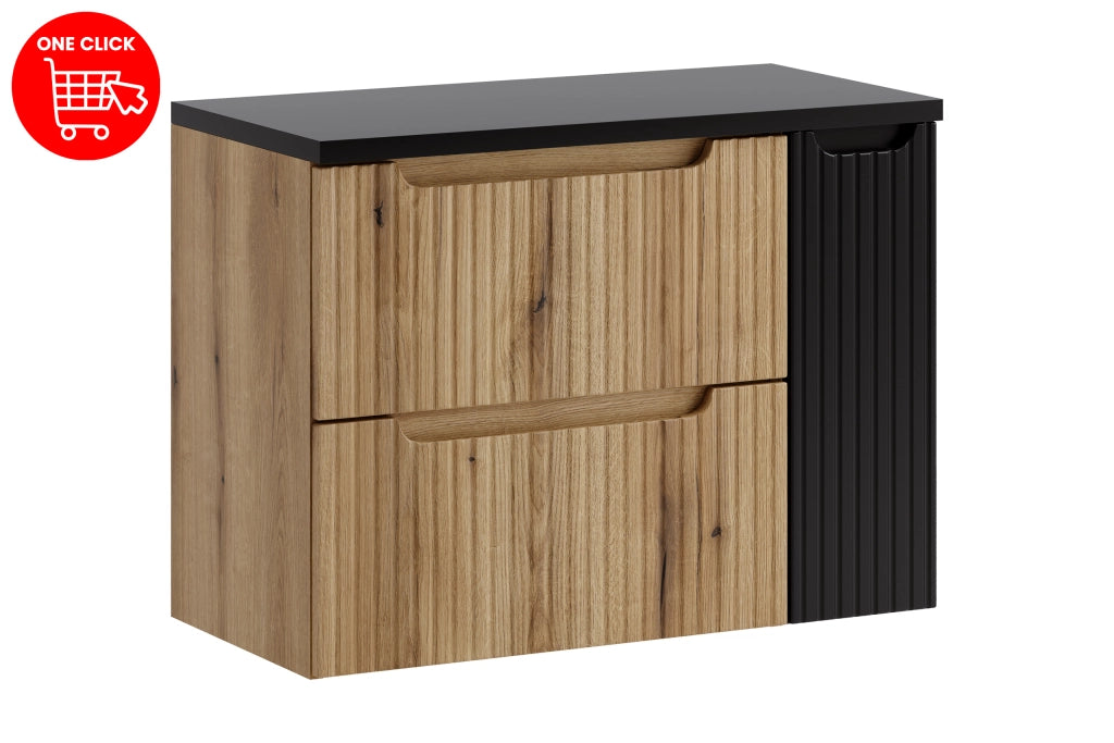 Set mobili bagno 80 cm con piano Nova Coast Evoke 80 cm