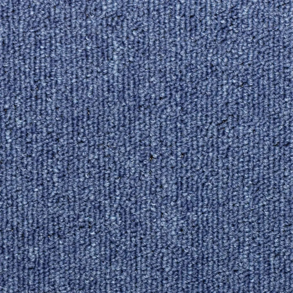 Tappetini per scale 15 pz 65x21x4 cm blu bordo rettangolare 134574