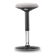 Sgabello da bar VALORA nero-grigio