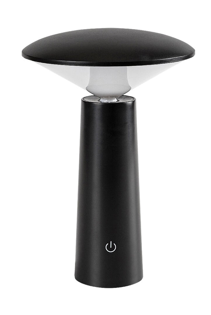 Lampada tavolo LED nera USB-C CCT Polperro Rabalux