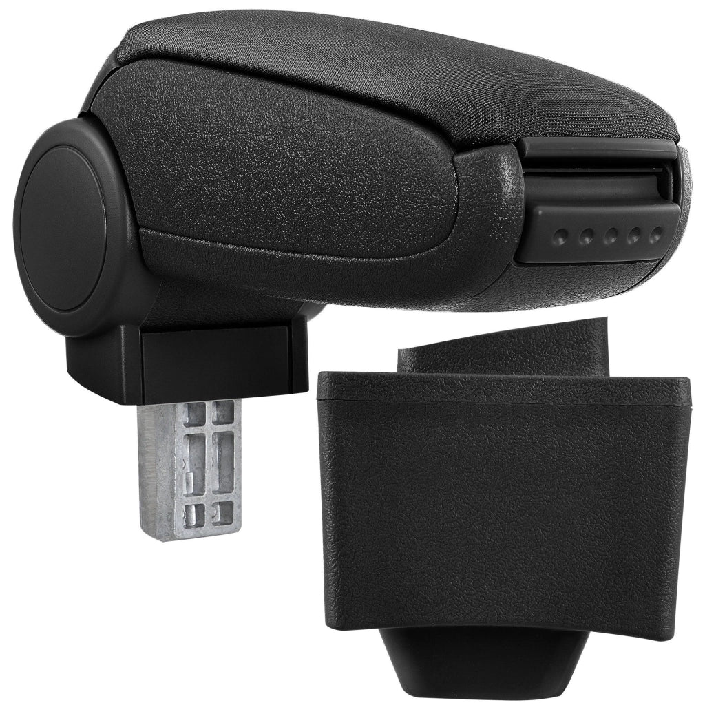 Bracciolo centrale per AUDI A3 8L con scomparto imbottito in tessuto nero 03_0000366