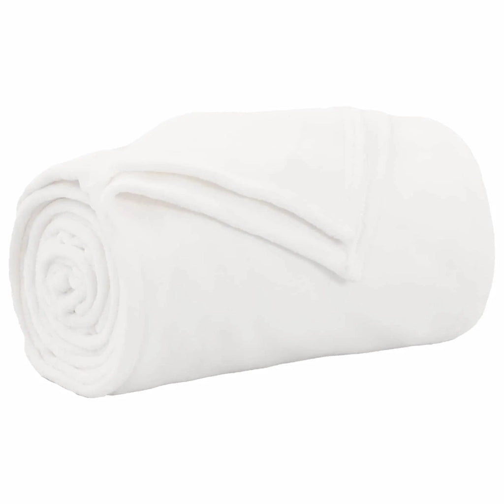 Coperte da Pile 6 pcs Bianco 130 x 150 cm Panno 42016813