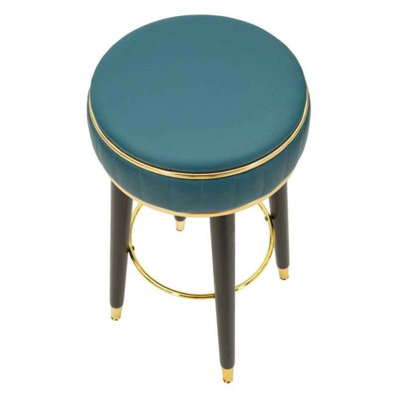 Sgabello Bar London Verde cm ø 38x74