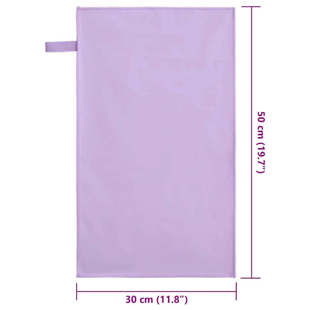 Asciugamani Sportivi 2 pz | Teli per bagno Viola 50 x 30 cm