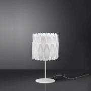 Lampada Da Scrivania Moderna Amanda Polilux ® Bianco E Metallo 1 Luce E27