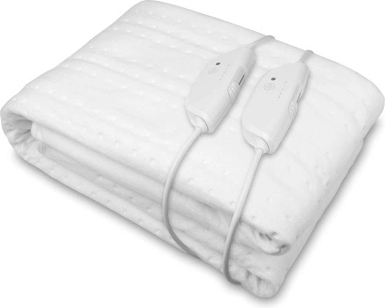 Piumino Elettrico King Size XXL con 2 Comandi – Spegnimento Automatico e Protezione Antioverheating – 4 Impostazioni di Temperatura