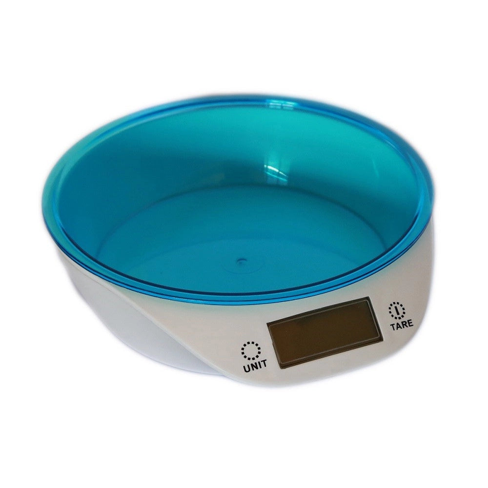 Trade Shop - Bilancia Da Cucina Digitale Precisione Da 1gr A 5kg Con Ripiano Colorato Tare -