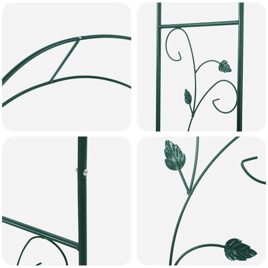 Arco da Giardino Floreale Verde 115 x 37 x 231 cm CFW5326474