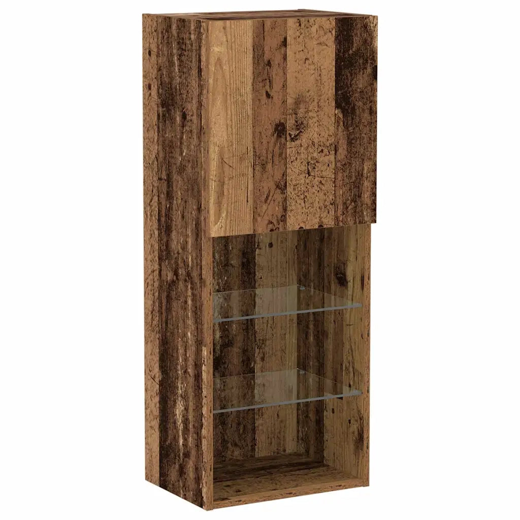 Set mobile TV con LED Legno vecchio 40,5 x 30 x 102 cm 863087