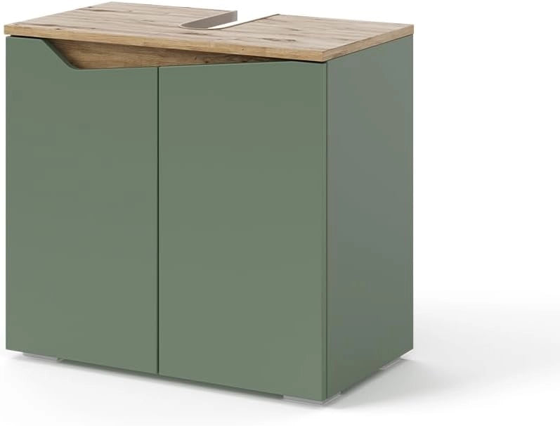 "Marelle, Verde/antracite, 60 x 57.5 cm con 2 porte