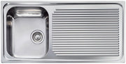 Lavello AURORA 101X50 1 vasca sinistra+ gocciolatoio ACCIAIO INOX 011045.S1.01.2016