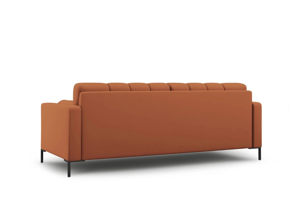 Cosmopolitan Design - Divano "Bali" 4 posti in tessuto strutturato mattone 