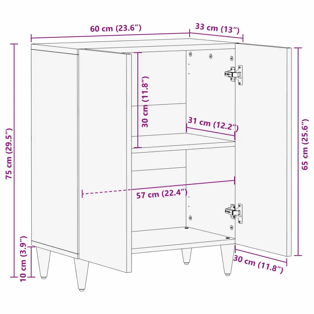 Armadi di Stoccaggio Multicolore 60 x 33.4 x 75.1 cm 4018702