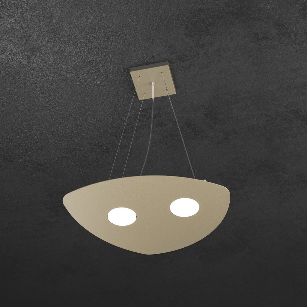 SHAPE SOSPENSIONE 2 LUCI SABBIA 1143-S2-SA
