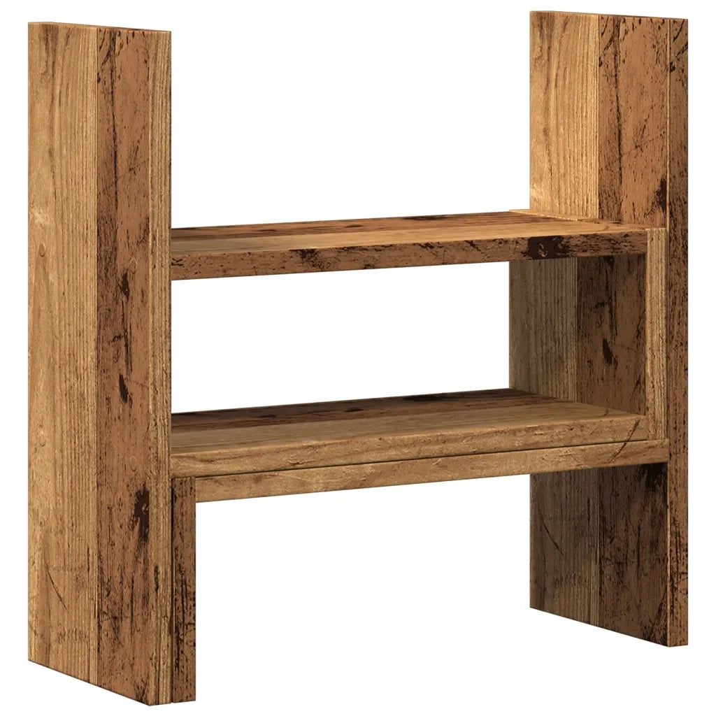 Organizer Scrivania Legno Antico 40x17x41 cm in Truciolato CFW7343836