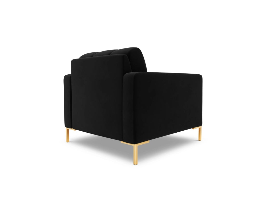 Cosmopolitan Design - Poltrona "Bali" in velluto nero 