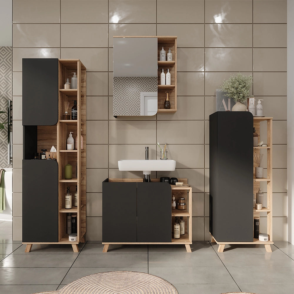 Vicco Mobile a specchio Sonoma 60 x 75 cm