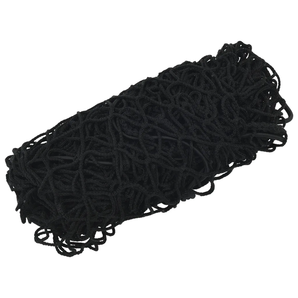 Rete per Rimorchio con Corda Elastica Nero 4x2,5 m in PP CFW7306275
