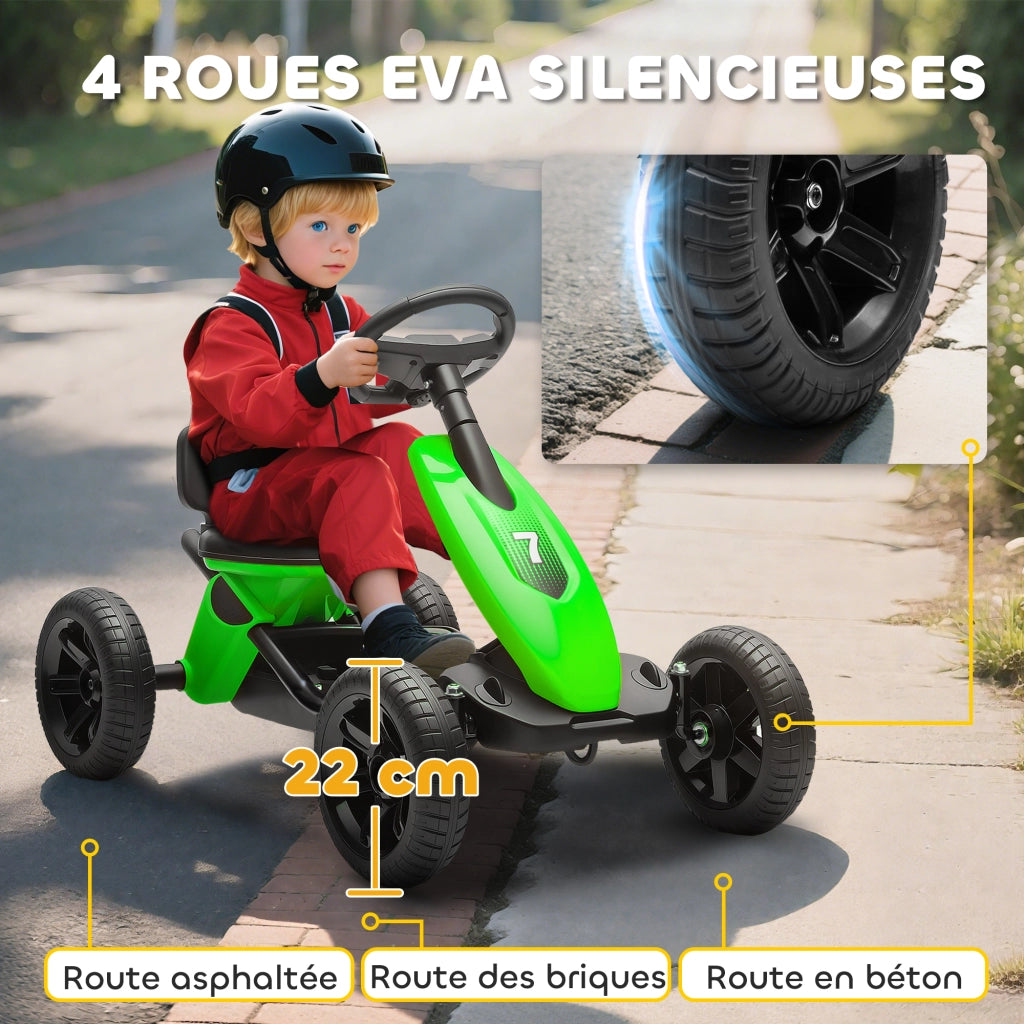 Kart a pedali per bambini ¨C zephmum ¨C verde