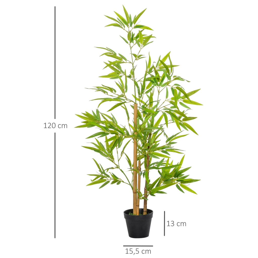 Pianta artificiale di bamb¨´ con vaso ¨C zephmum ¨C altezza 120 cm