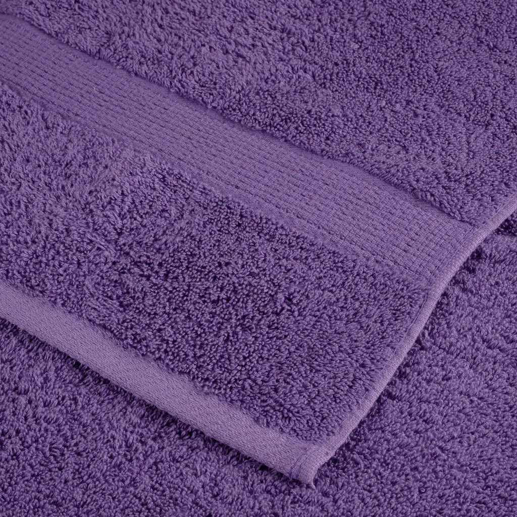 Set ASciugamani SOLUND 12 pz | Teli per bagno Viola 600 gsm