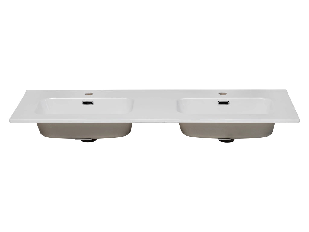Lavabo per mobile a due vasche 120 cm Lavabi per mobile 121 x 17 x 46 cm