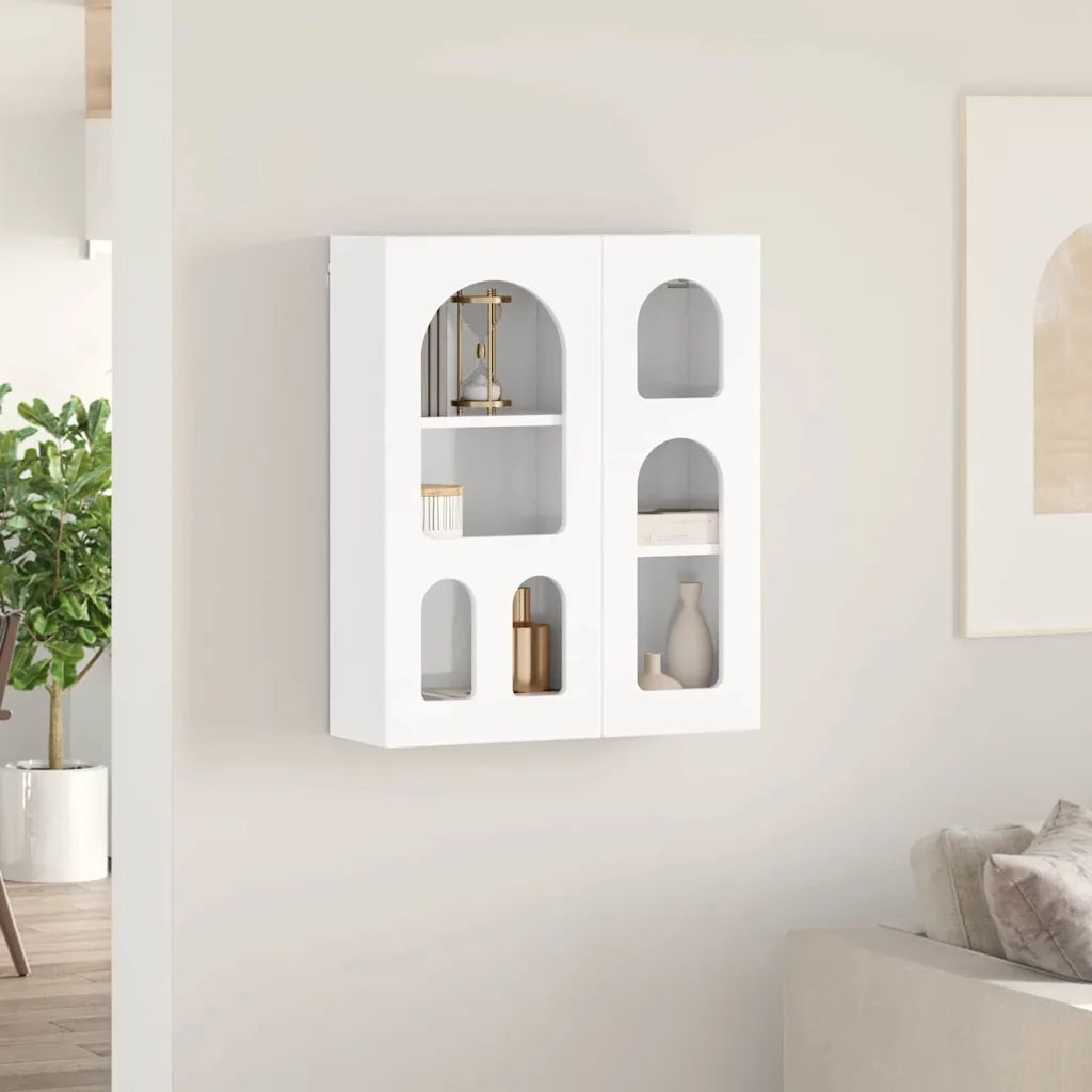 Armadio pensile con lo scaffale Bianco Lucido 59 x 20 x 71.5 cm CFW3160294