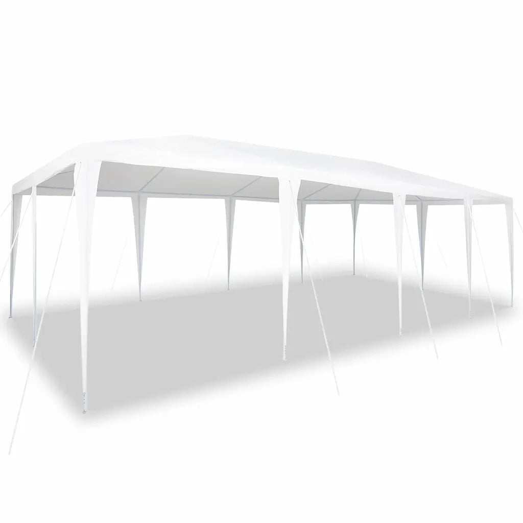 Tenda Party Bianco 800 x 400 x 266 cm Polietilene e Acciaio 42003437