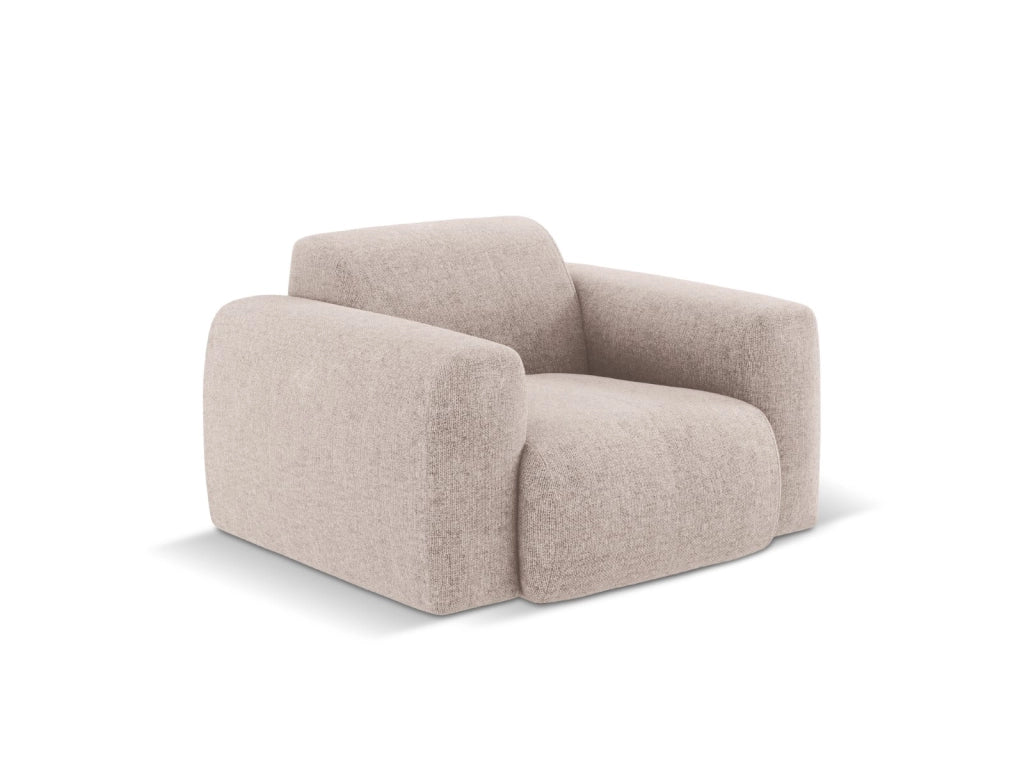 Cosmopolitan Design - Poltrona "Nolio" 2 posti in ciniglia beige 