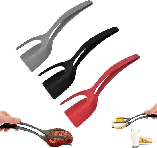 Spatole per uova in silicone - 2-in-1 Spatola e Tappo - 3 pezzi