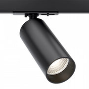 Faretto Per Binario Focus Led Moderno Alluminio Nero 1 Luce
