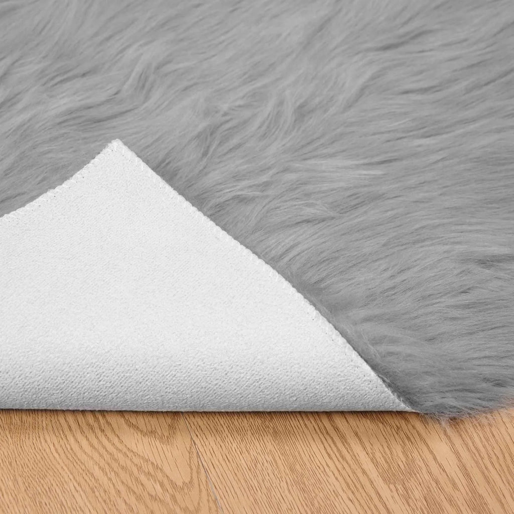 Tappeto in finta TAFALLA | Tappeto del soggiorno Grigio 80 x 200 cm Poliestere