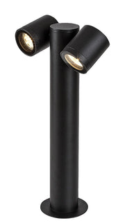 Lampada paletto esterno nero 44cm 2xGU10 IP44 Rabalux