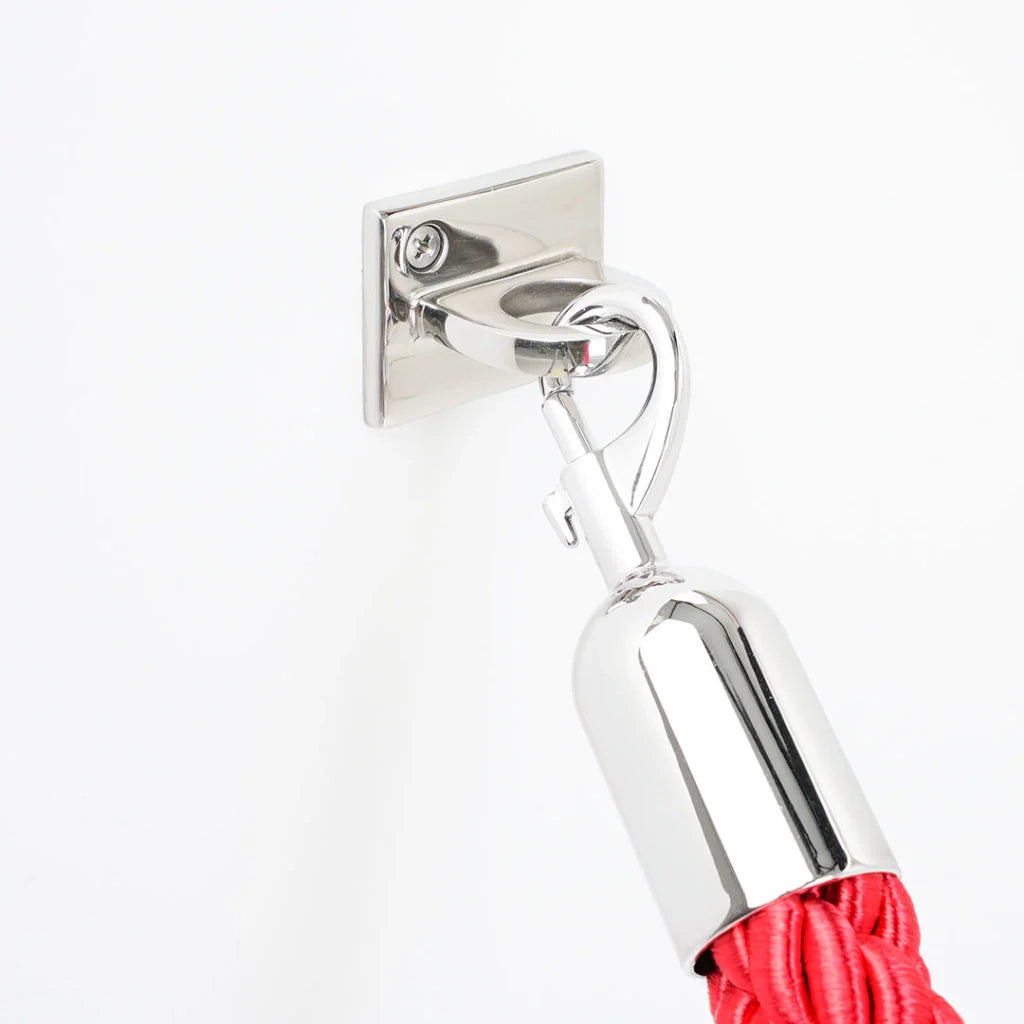 Attacco a muro per gancio cordone - Silver