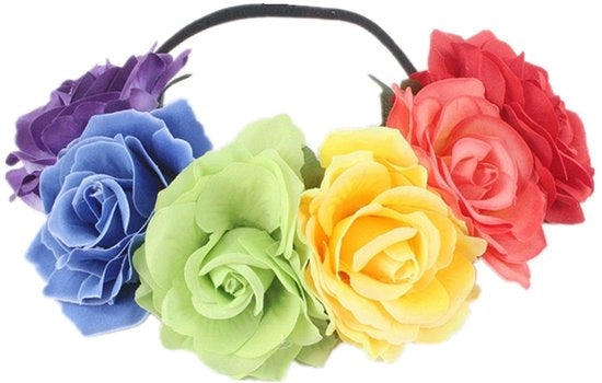 Corona di fiori - Fascia per capelli con fiori - Adatta per matrimoni e feste - Multicolore - Corona di fiori - Ideale per occasioni speciali 

Modello: 
Dimensioni: 
Materiali: 
Colore: Multicolore