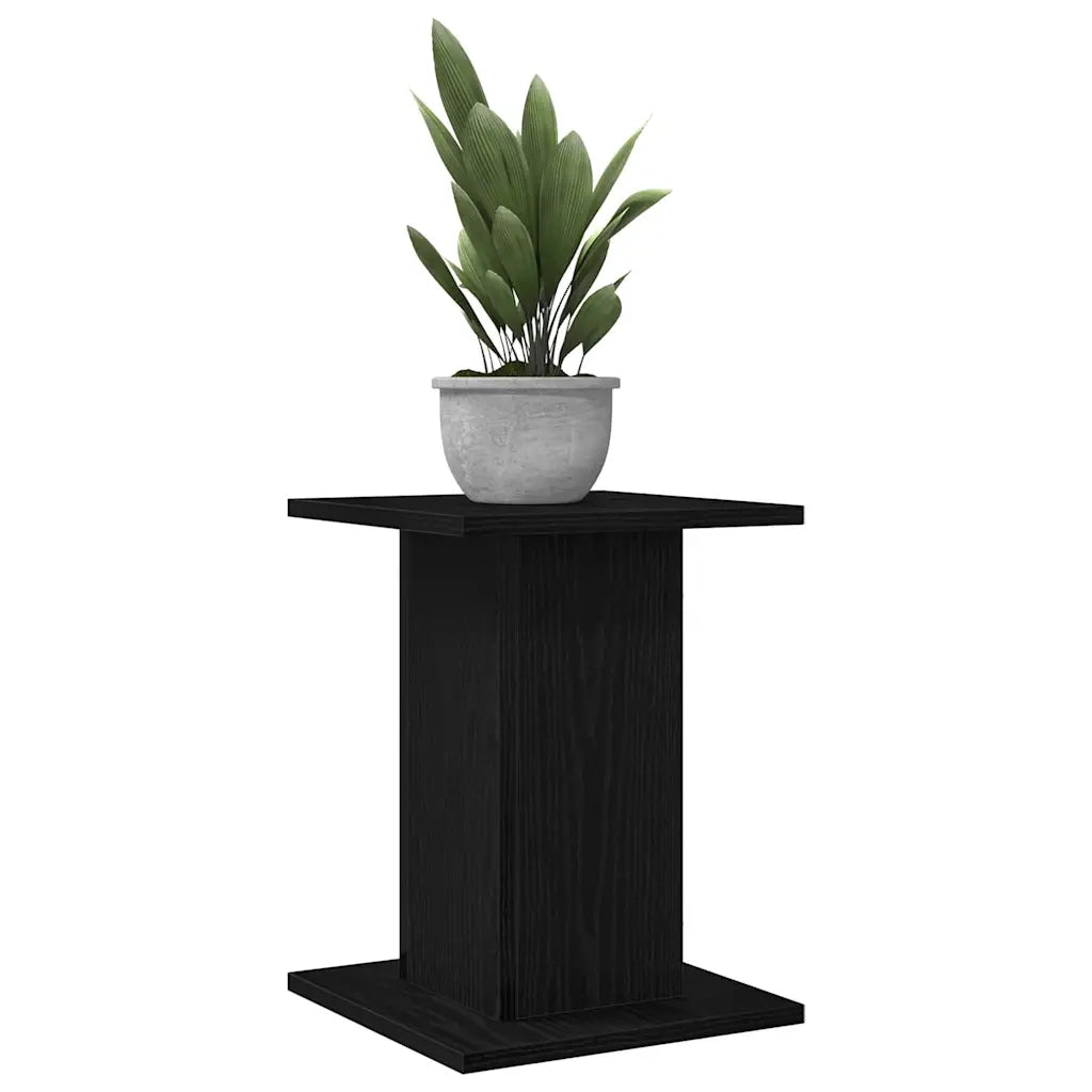 Supporto per piante 2 pz Rovere Nero 30 x 30 x 40 cm 3345113