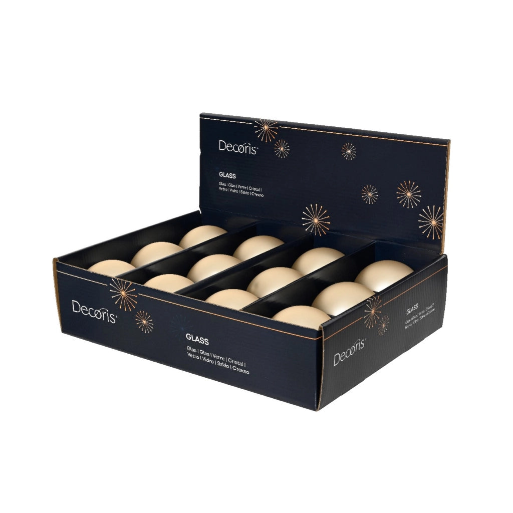 Pallina Vt opaco perla d8cm
