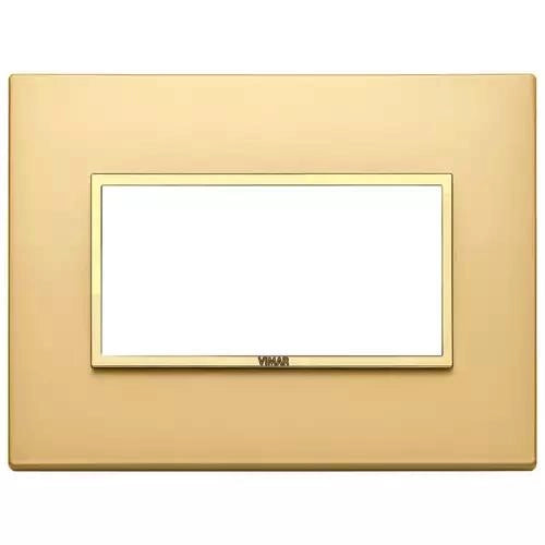 VIMAR EIKON - PLACCA 4M ORO SATINATO