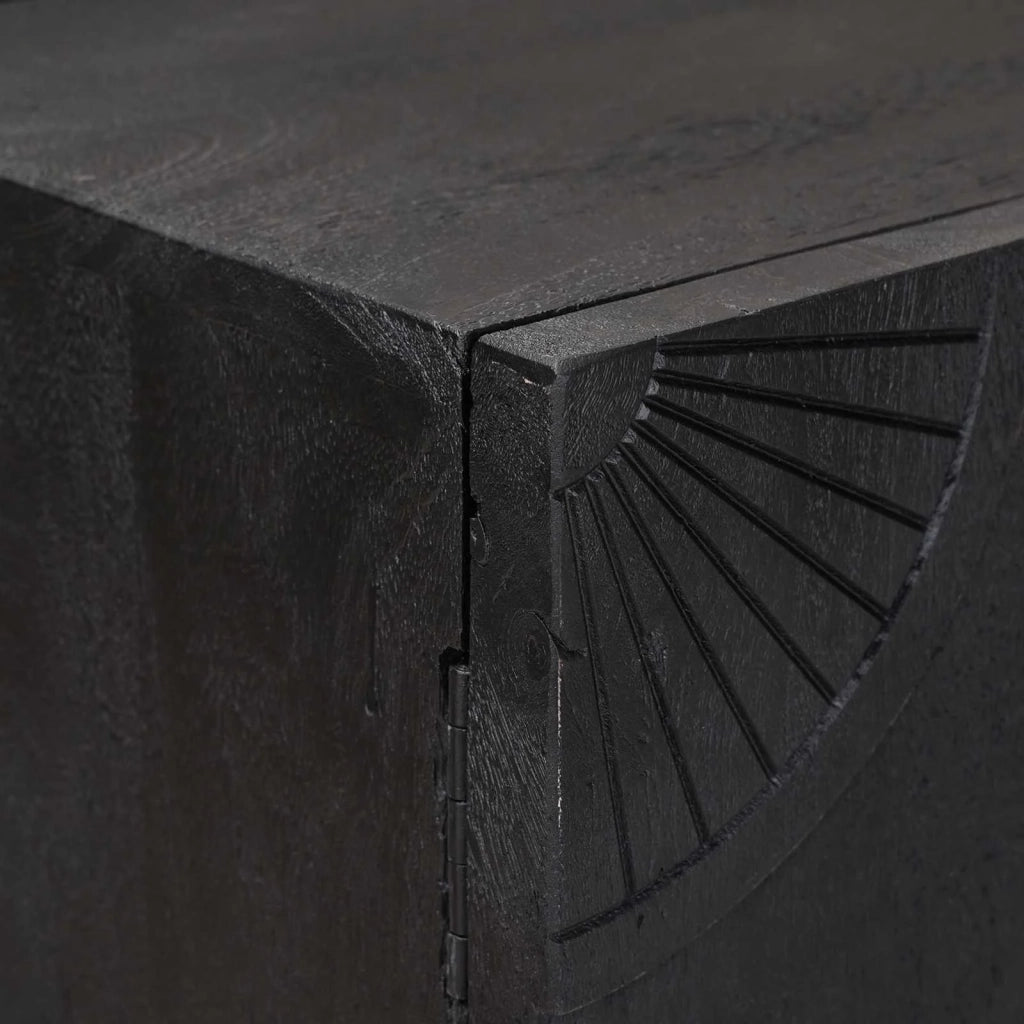 Credenza Nero 105 x 30 x 68 cm 42020081