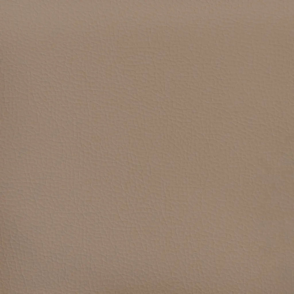 Poltrona con Poggiapiedi Cappuccino 60 cm in Similpelle