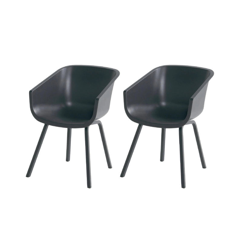 Set di 2 sedie AMALIA Element Alu HARTMAN - Antracite
