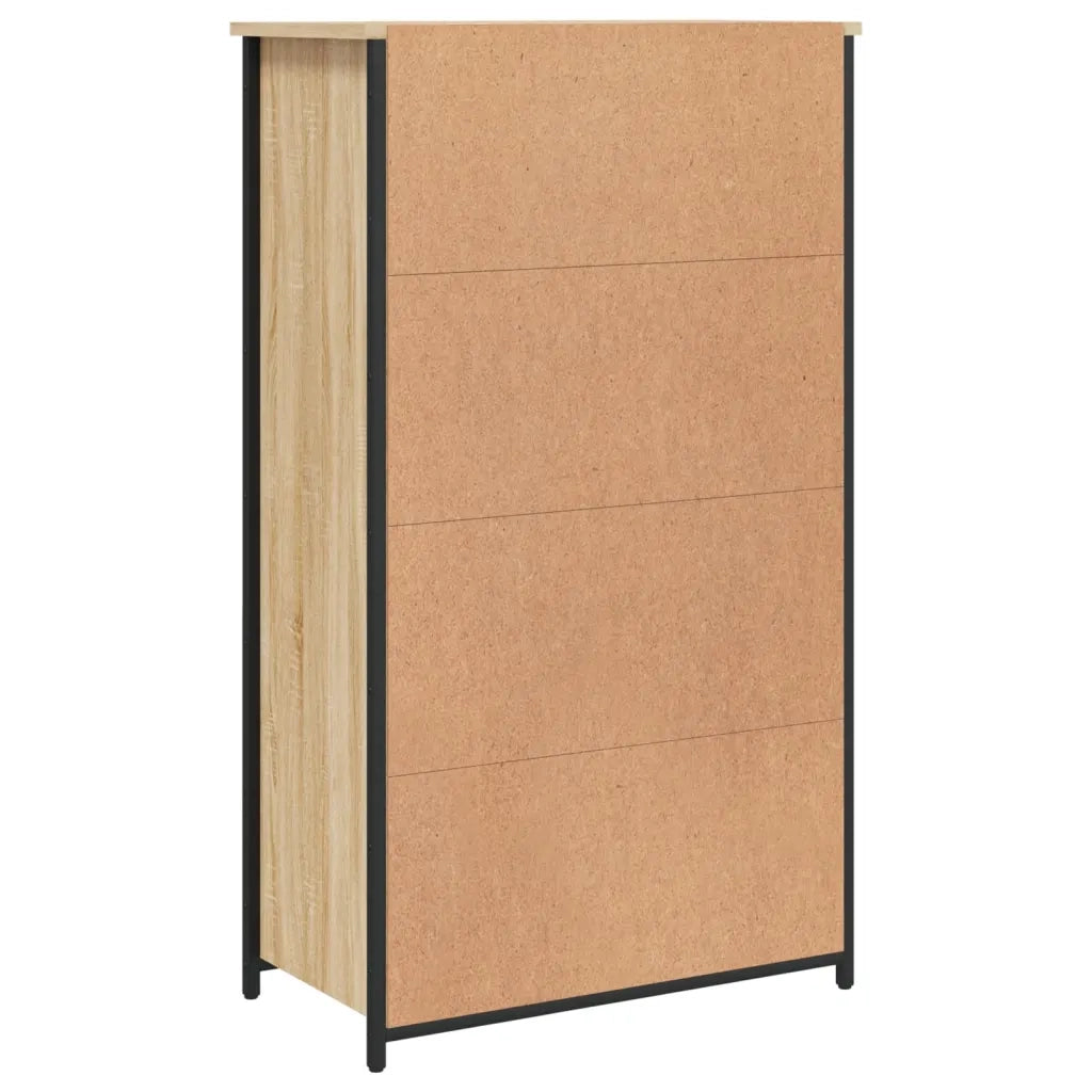 Credenza-Buffet-Armadio da cucina Rovere Sonoma 62x32x106,5 cm in Legno Multistrato