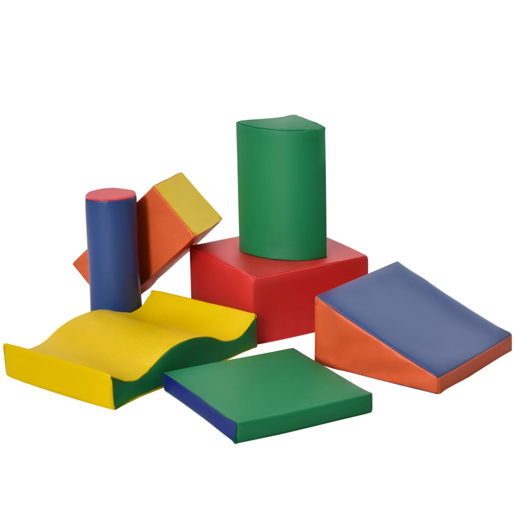 Set parcours motricita' bebe' ¨C zephmum ¨C 7 pezzi, multicolore