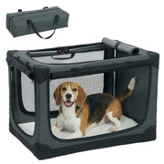 Trasportino pieghevole per cani con cuscino removibile lavabile tessuto Oxford fino 20kg ¨C Xylo ¨C Verde militare