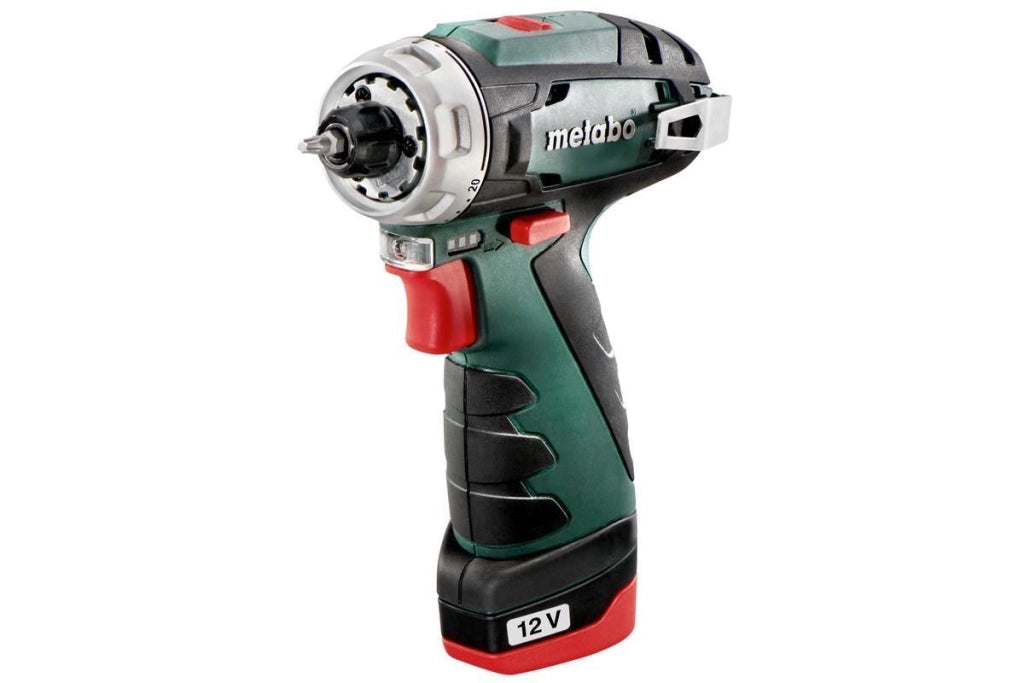 Metabo POWERMAXX BS BASIC 1400 Giri/min Senza chiave 800 g Nero, Rosso