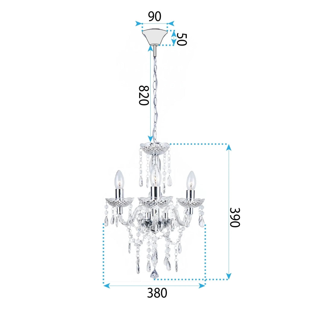 Lampada Da Soffitto Ebt007-3cp Grey