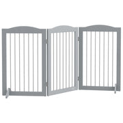 Barriera di Sicurezza per Cani ¨C Minimal ¨C Grigio 154x30x80 cm