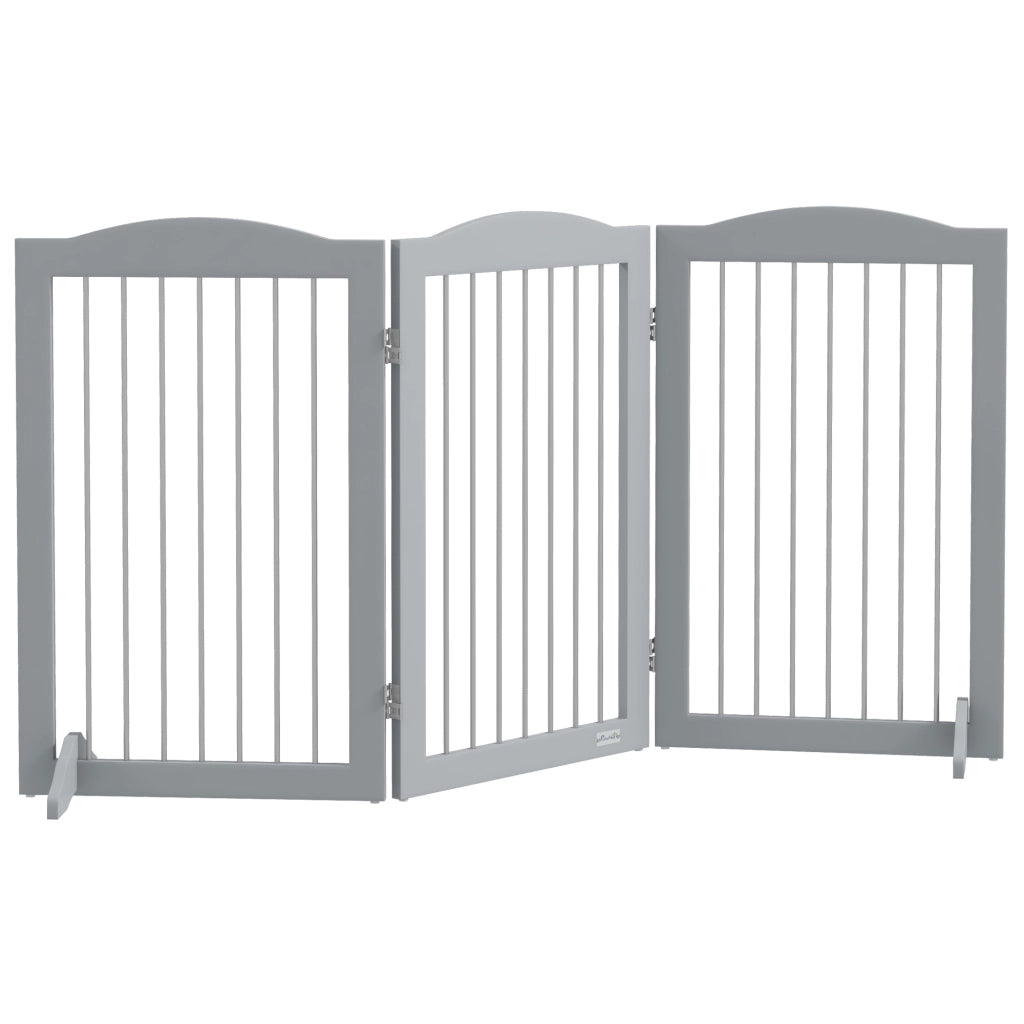 Barriera di Sicurezza per Cani ¨C Minimal ¨C Grigio 154x30x80 cm